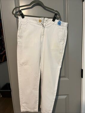 Current Elliott Classic Women's White Chinos